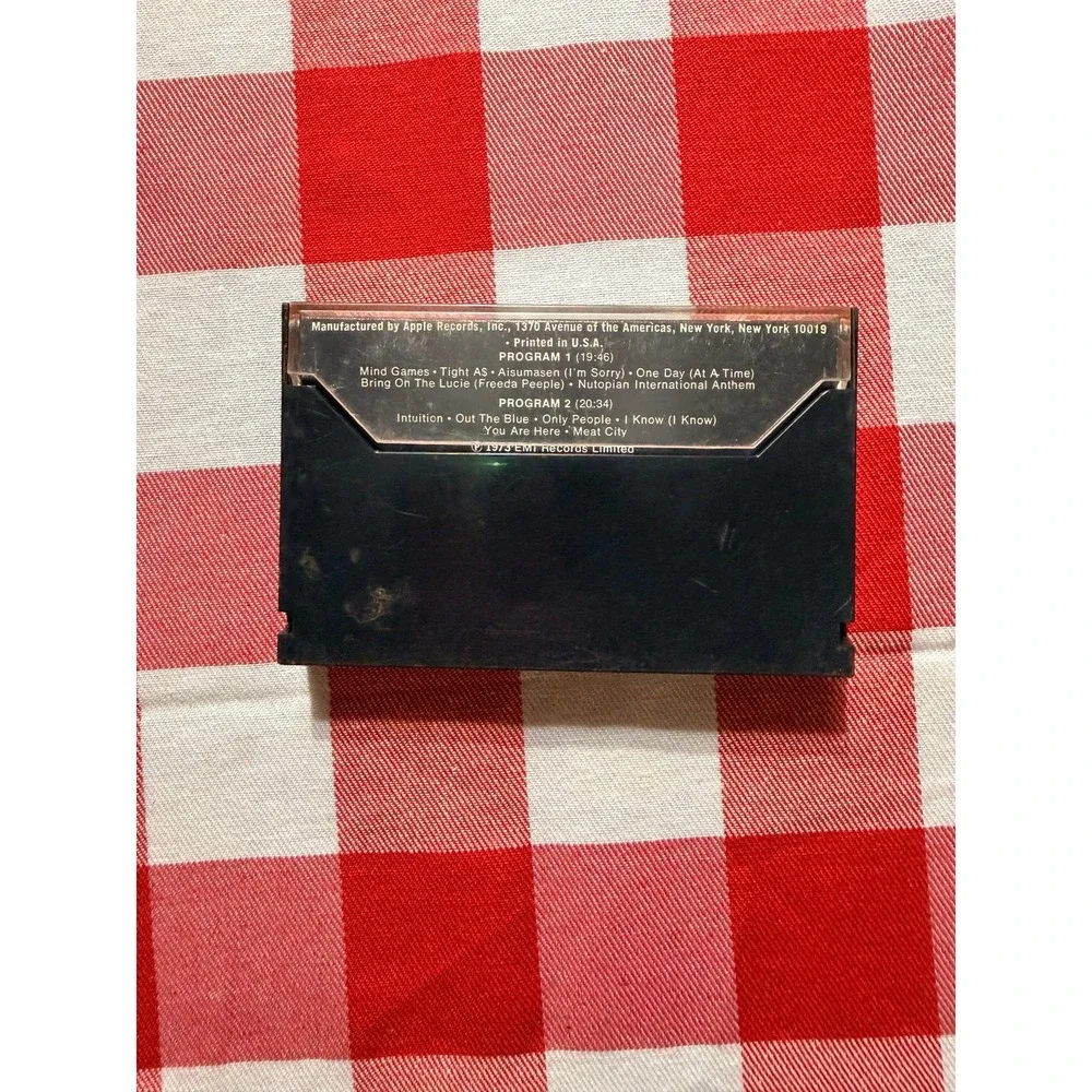 John Lennon mind games cassette